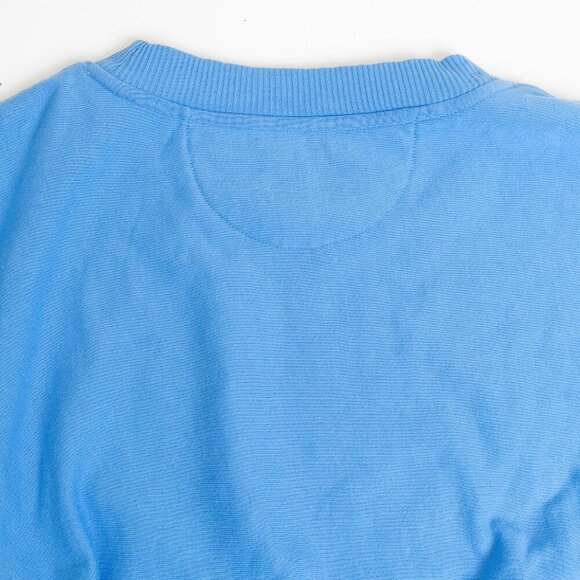 Madewell Terry Sweatshirt Cropped Oversized Blue - Picture 10 of 14